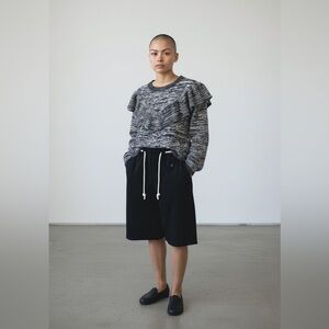 Monki Black and White Textured Sweater